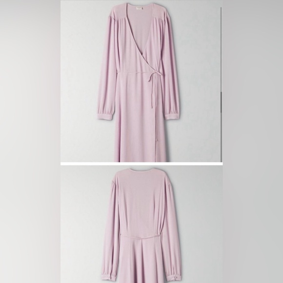 Babaton NWT wrap dress in lilac - Picture 1 of 6